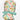 Pastel Paradise Ponytail Scrub Cap