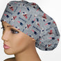 Patriots Logo Bouffant Scrub Cap