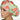 Peach Booty Bouffant Scrub Cap