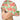 Peaches Ponytail Scrub Cap
