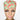 Peaches Ponytail Scrub Cap