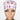 Pink And Purple Valentines Ponytail Scrub Cap