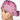 Pink Mean Girls Ponytail Scrub Cap