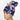 Pinky and Brain High Bun Ponytail Scrub Cap