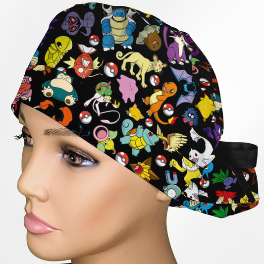 Battle Buds Ponytail Scrub Cap