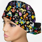 Battle Buds Ponytail Scrub Cap