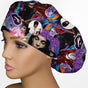 Prince Purple Bouffant Scrub Cap