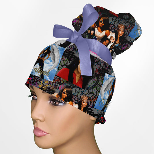 Princess of R&B High Bun Ponytail Scrub Cap