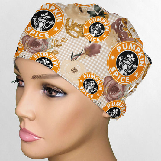 Harvest Latte Low-Tie Surgeon Scrub Cap