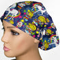 Rainbow Brite Euro Scrub Cap