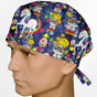 Rainbow Brite Surgeon Scrub Cap