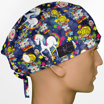 Rainbow Brite Surgeon Scrub Cap