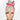 Rainbow Dots High Bun Ponytail Scrub Cap
