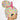 Rainbow Dots High Bun Ponytail Scrub Cap