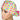 Rainbow Dots Ponytail Scrub Cap