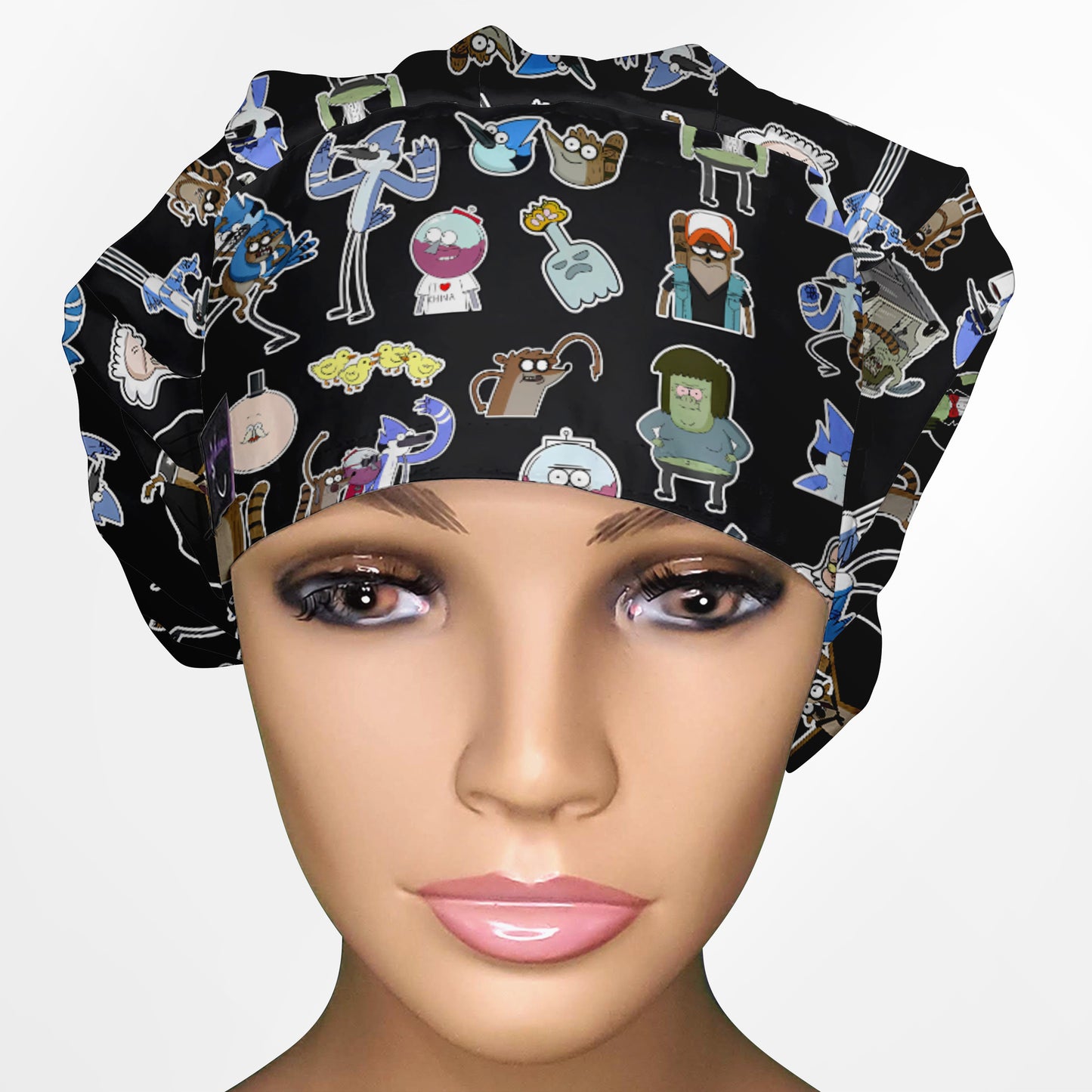 Regular Show Bouffant Scrub Cap