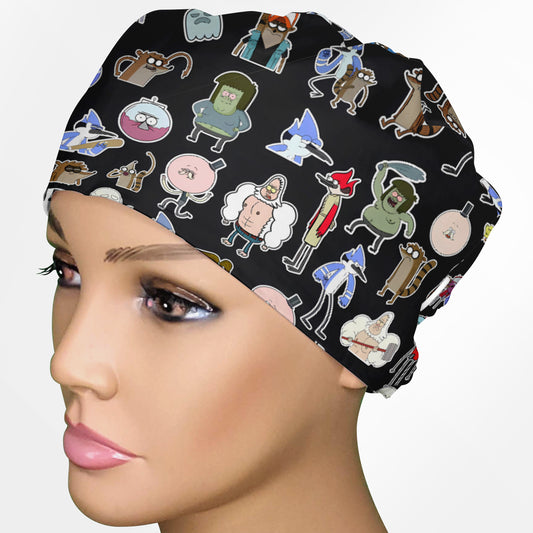 Regular Show Low-Tie Surgeon Scrub Cap