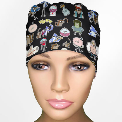 Regular Show Low-Tie Surgeon Scrub Cap