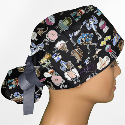 Regular Show Ponytail Scrub Cap