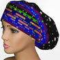 Retro Frogger Bouffant Scrub Cap