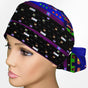 Retro Frogger Ponytail Scrub Cap