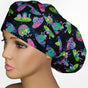 Rick and Morty Space  Bouffant Scrub Cap