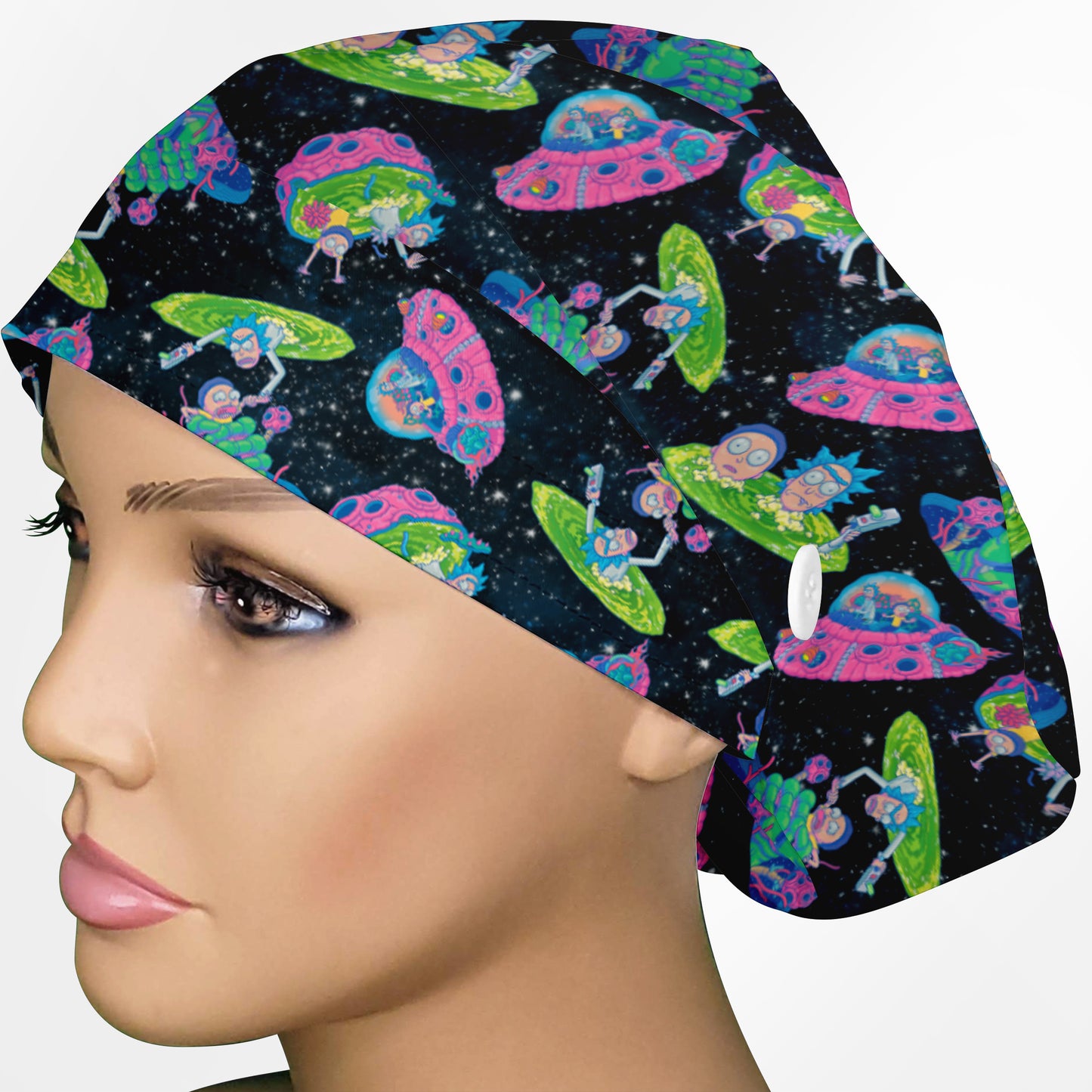 Rick and Morty Space Euro Scrub Cap