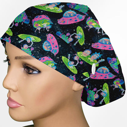 Rick and Morty Space Euro Scrub Cap