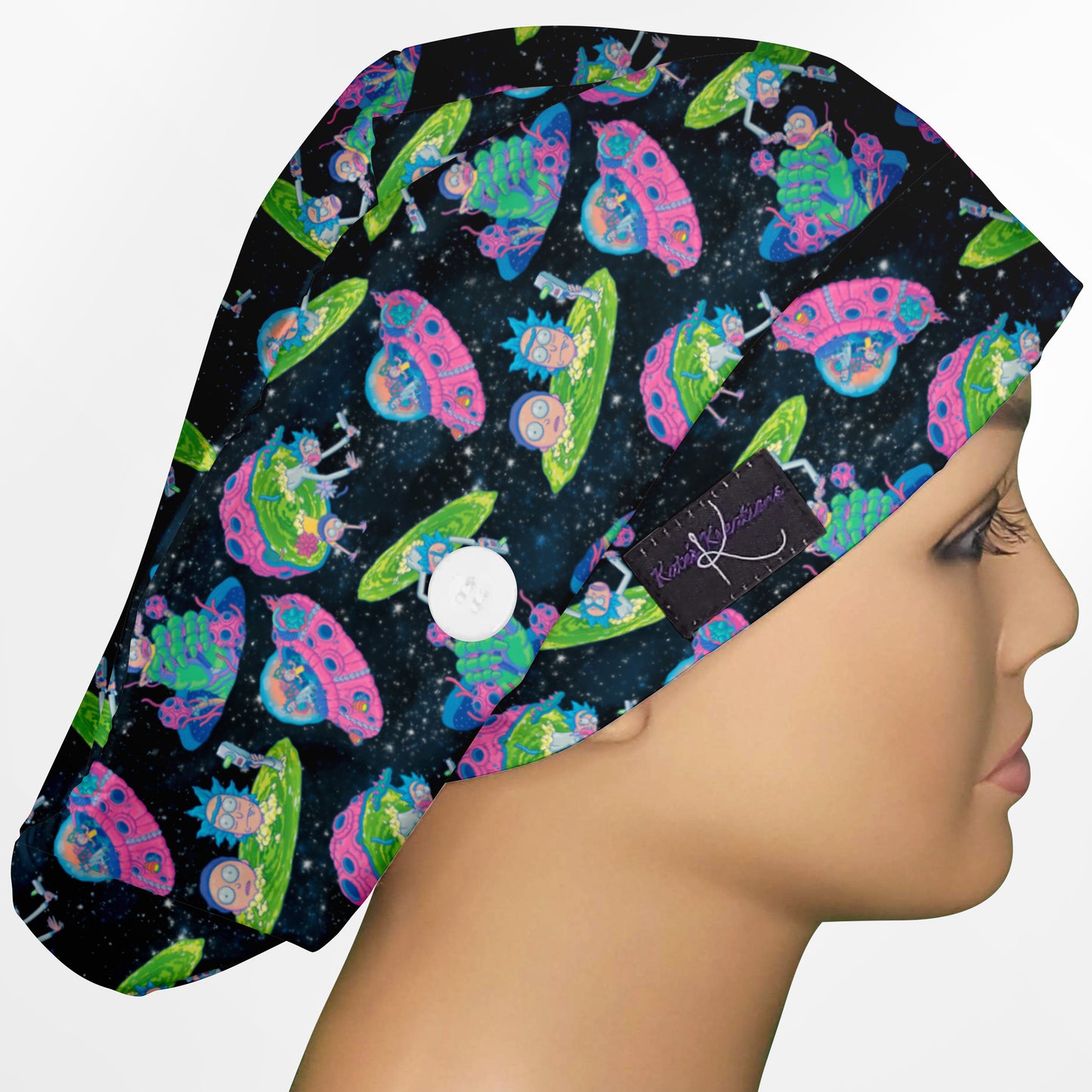 Rick and Morty Space Euro Scrub Cap