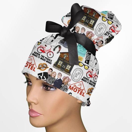 Schitts Creek High Bun Ponytail Scrub Cap