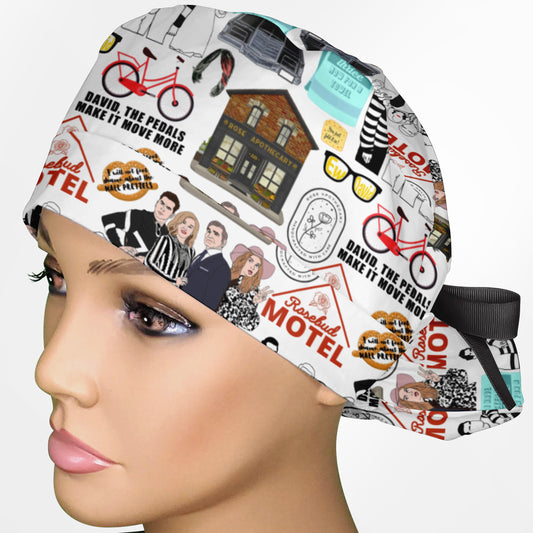 Schitts Creek Ponytail Scrub Cap