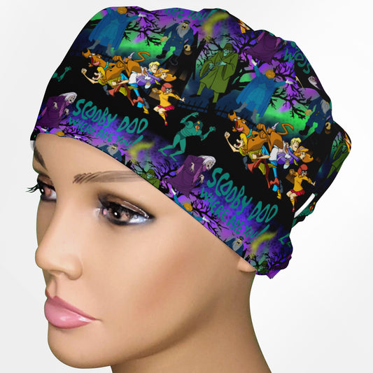 Groovy Clues Low-Tie Surgeon Scrub Cap