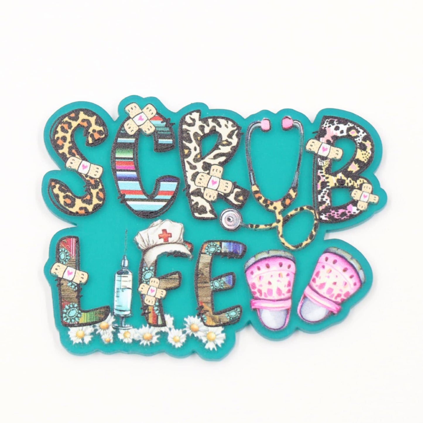 Badge Reel Set - Scrub Life