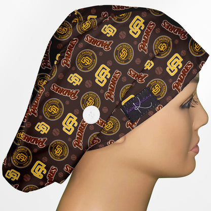 SD Padres Euro Scrub Cap