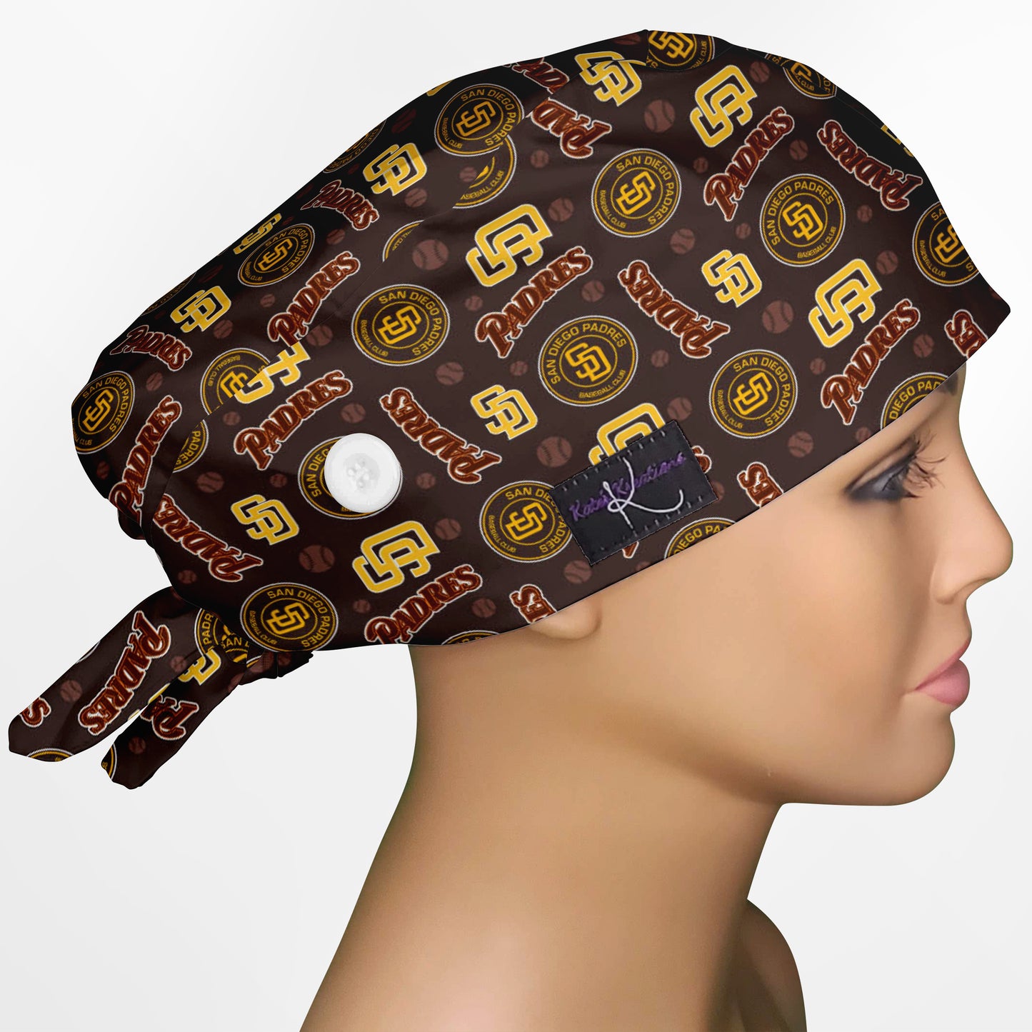 SD Padres Low-Tie Surgeon Scrub Cap