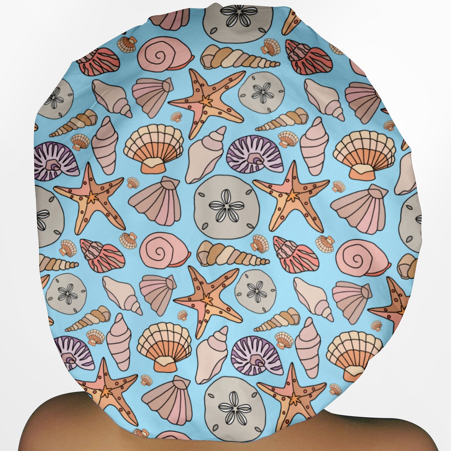 Seashells Bouffant Scrub Cap