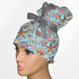 Seashells High Bun Ponytail Scrub Cap