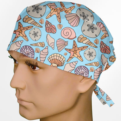 Seashells Surgeon Scrub Cap