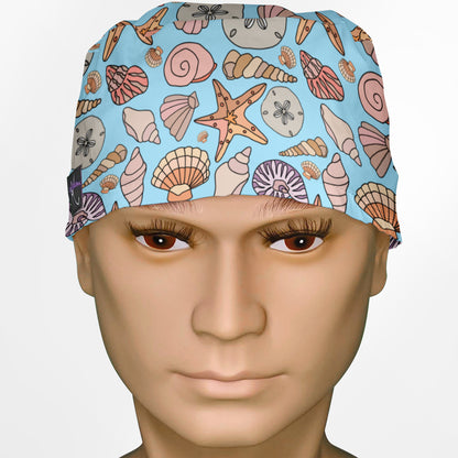 Seashells Surgeon Scrub Cap