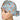 Seashells Ponytail Scrub Cap