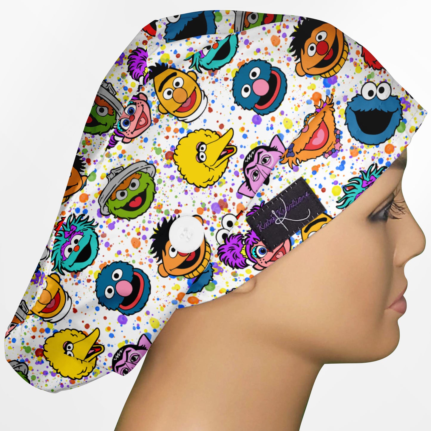 Sesame Street Euro Scrub Cap