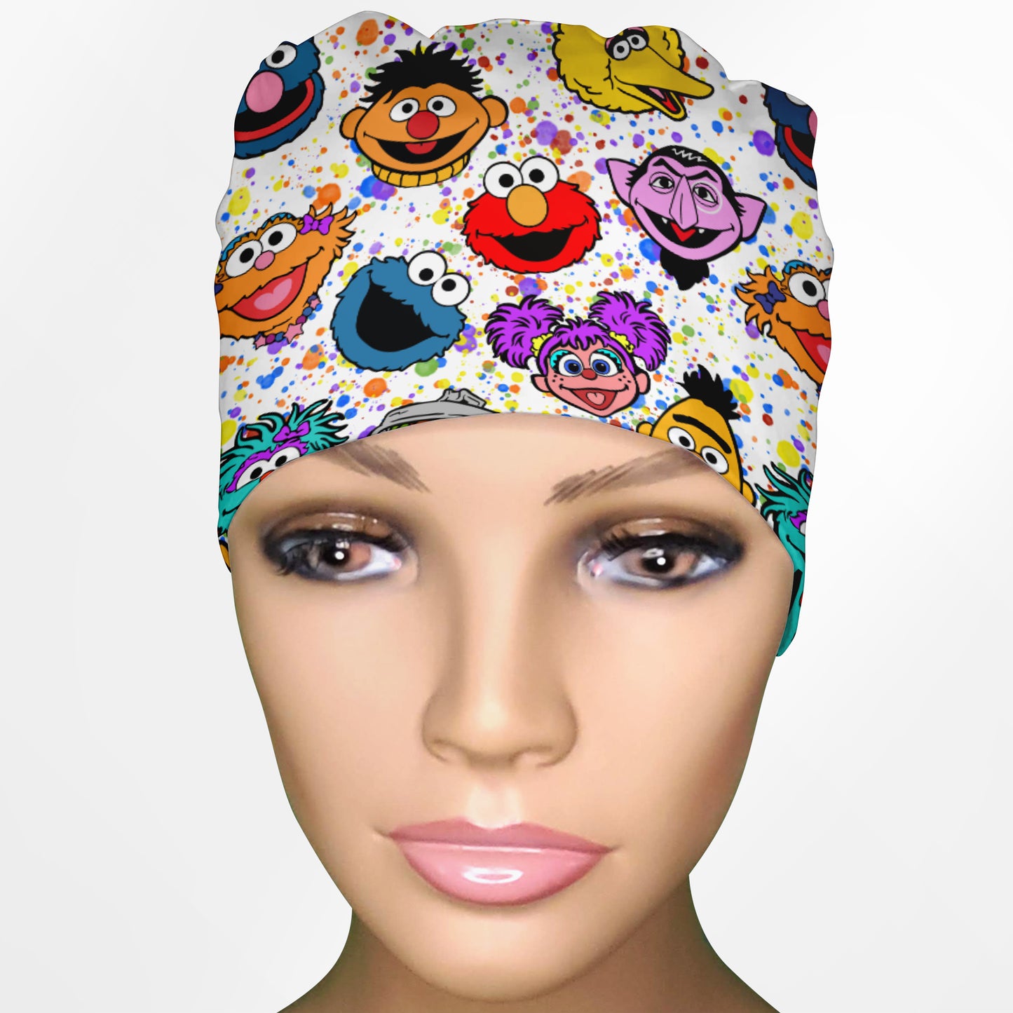 Sesame Street Low-Tie Surgeon Scrub Cap