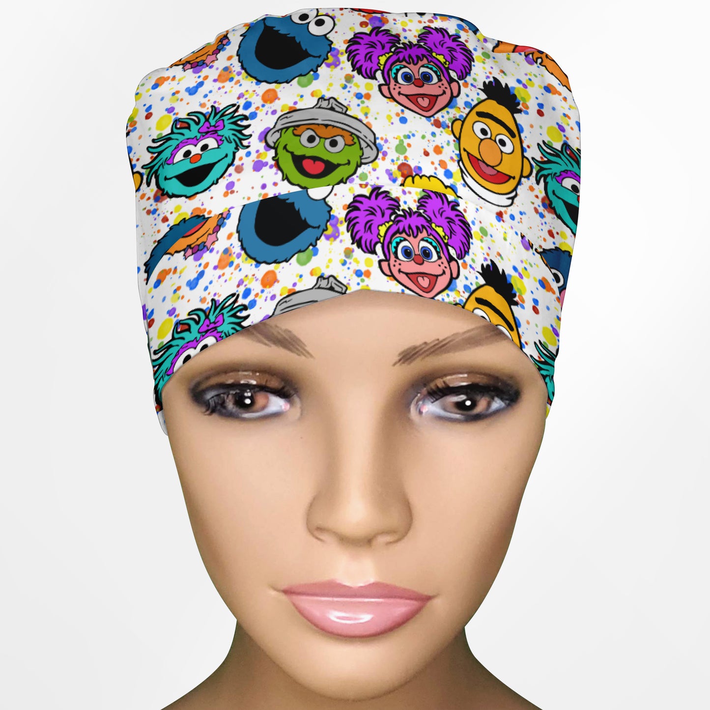 Sesame Street Ponytail Scrub Cap