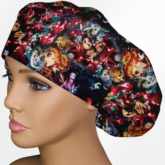 Slaying Demons Bouffant Scrub Cap