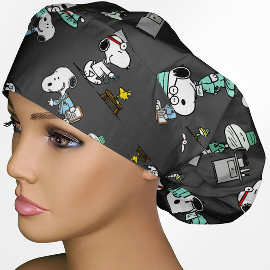 Snoopy Medical Bouffant Scrub Cap