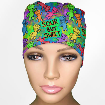 Sour Patch Low-Tie Surgeon Scrub Cap
