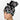 Spooky Eyes High Bun Ponytail Scrub Cap