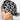 Spooky Eyes Ponytail Scrub Cap