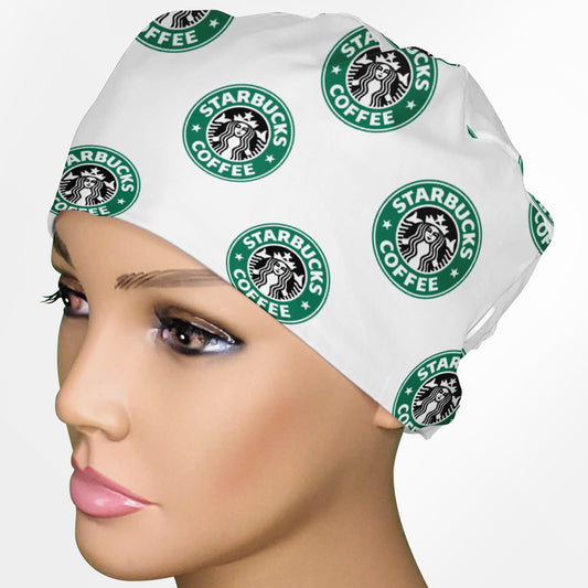 Brewed & Boujee Classic Low-Tie Surgeon Scrub Cap