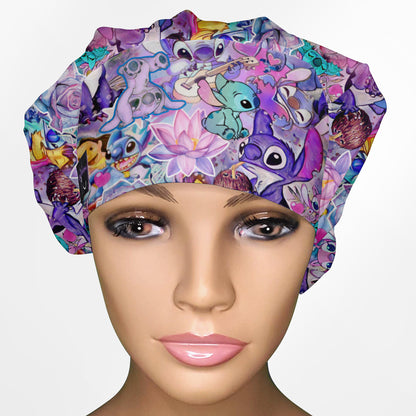 Aloha Alien Bouffant Scrub Cap